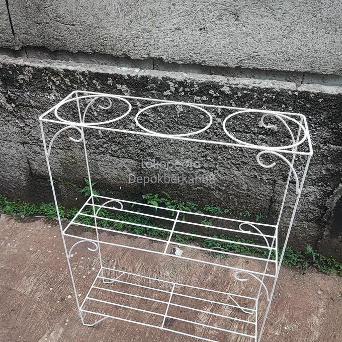 Terlaris Stand Pot Bunga Besi Pot Bunga Besi/Rak Pot Besi Untuk Tanaman