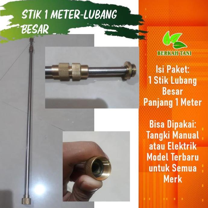 Stik Kuningan Manual Elektrik Panjang 1 Meter Untuk Semua Sprayer