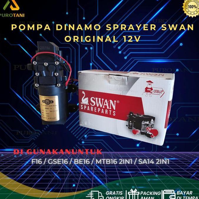 Dinamo sprayer swan elektrik 12V pompa swan F16 BE 16 GSE-16