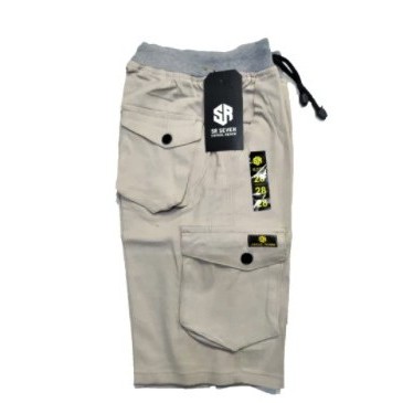 Celana Cargo Pendek Pria Cargo Kempol Pinggang Karet Size 28 sampai 45 Cargo Pendek Big Size