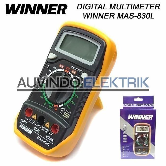 MULTITESTER DIGITAL WINNER MAS-830L AVO AVO METER MAS 830 L MAS830L