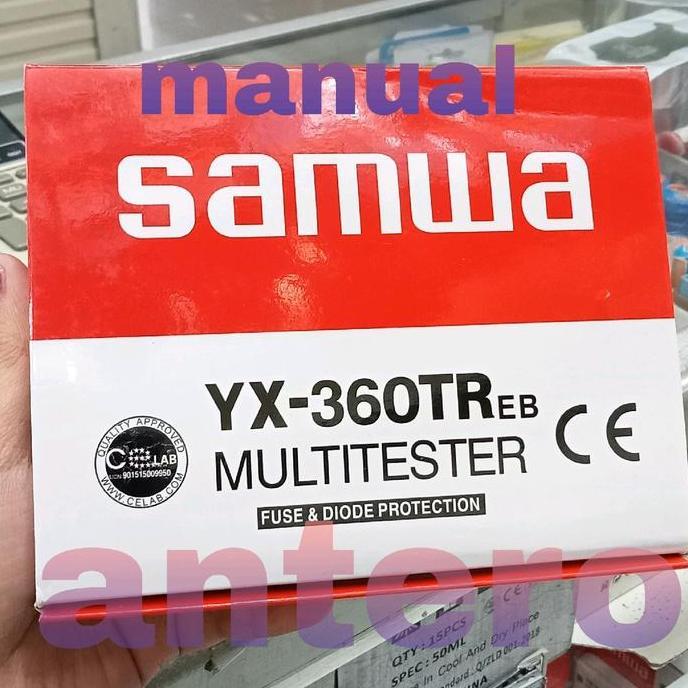 MULTITESTER MANUAL YX-360-TR SUNWA