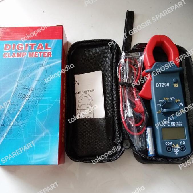 tang ampere digital ac dc meter dt200 berkualitas