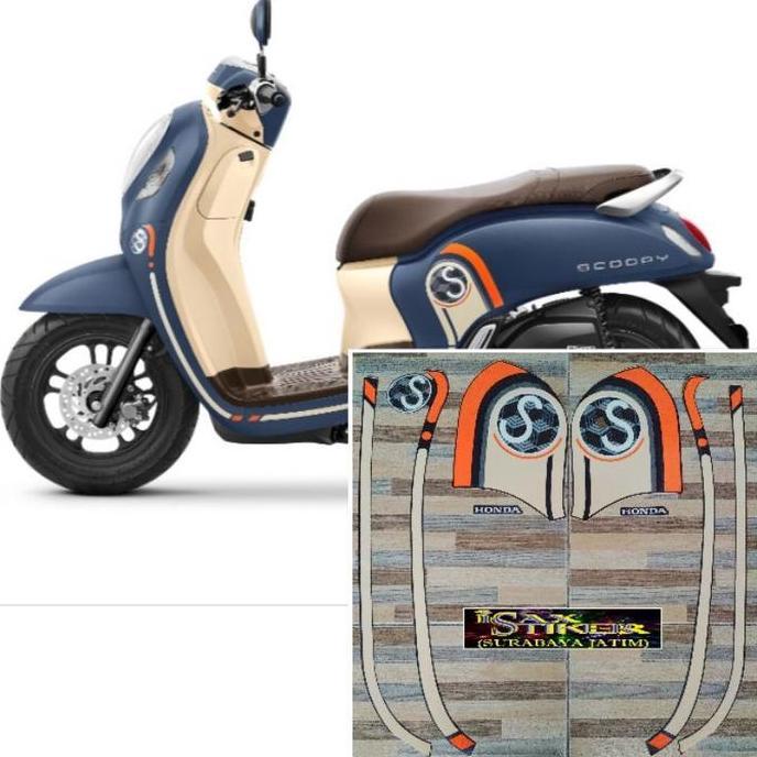 striping original Honda Scoopy fashion tahun 2020 2021