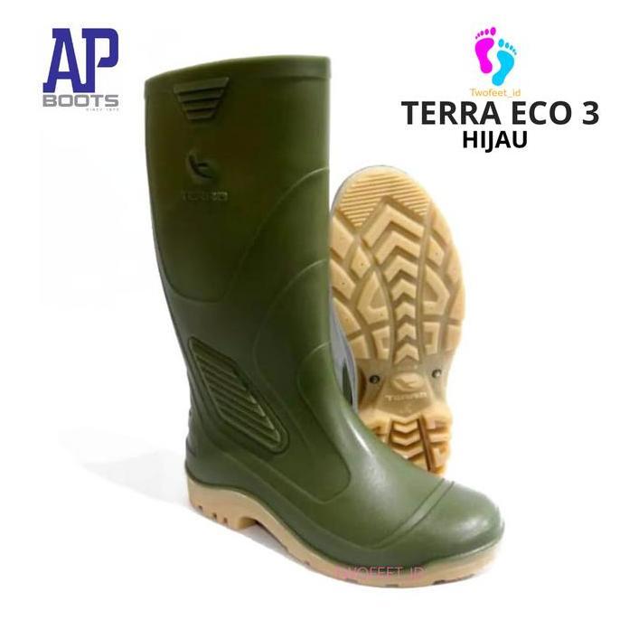 AP BOOTS TERRA ECO 3 - AP TERRA ECO 3 SIZE 38 - 43 - AP BOOTS HIJAU - HITAM - KUNING - ORANGE - SEPA