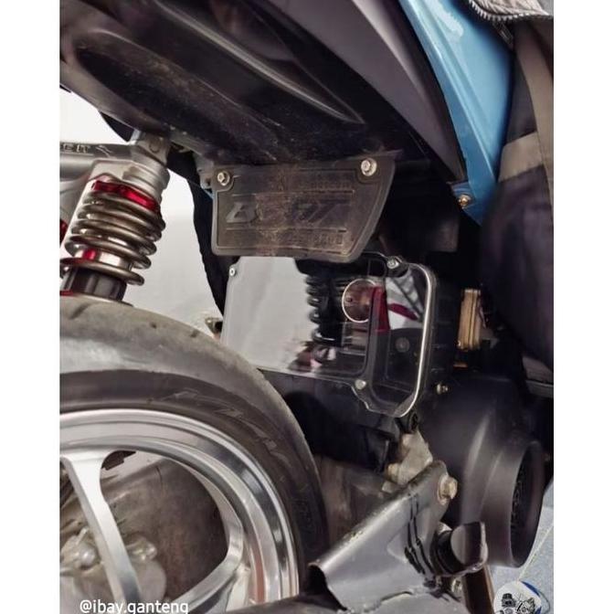 Tutup Filter Udara Akrilik Bening Beat Karbu