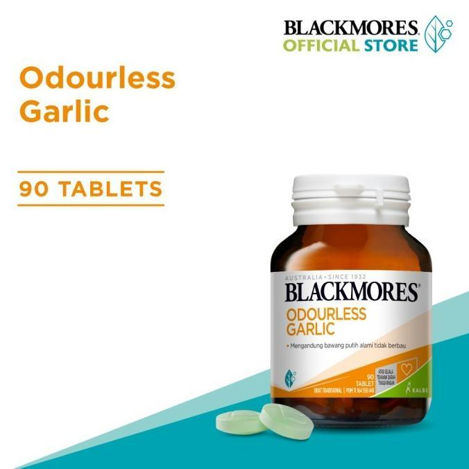 Blackmores Odourless Garlic (90) - Ringankan Gejala Darah Tinggi Original