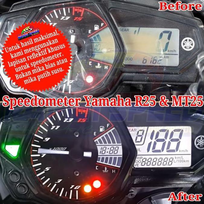 Polarizer speedometer Yamaha R25 dan MT25 polaris speedometer yamaha r25 dan mt25