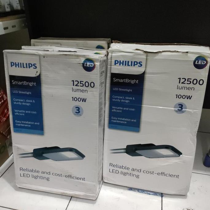 HARGA DISC - Lampu Jalan PJU Philips 100W LED125 BRP131 220-240V / BRP 131