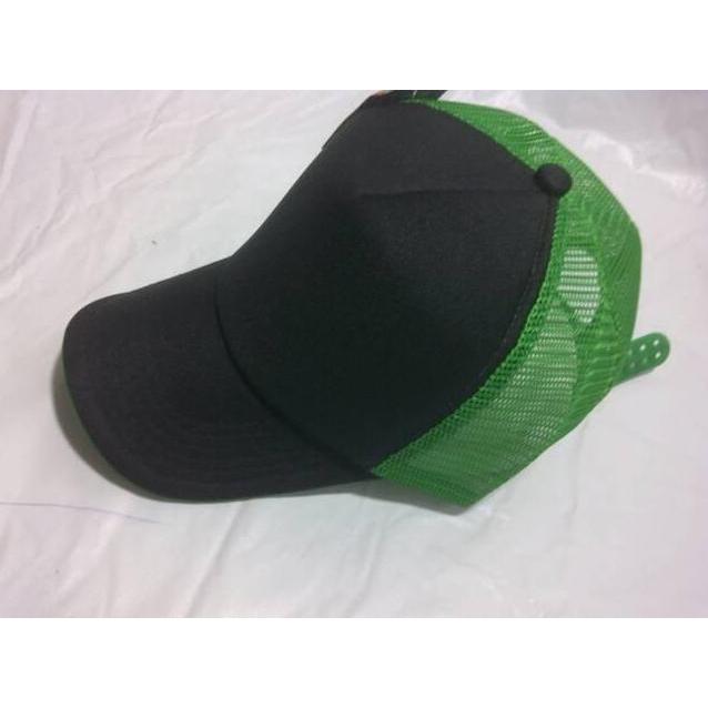 DR228 >> topi polos jaring kombinasi