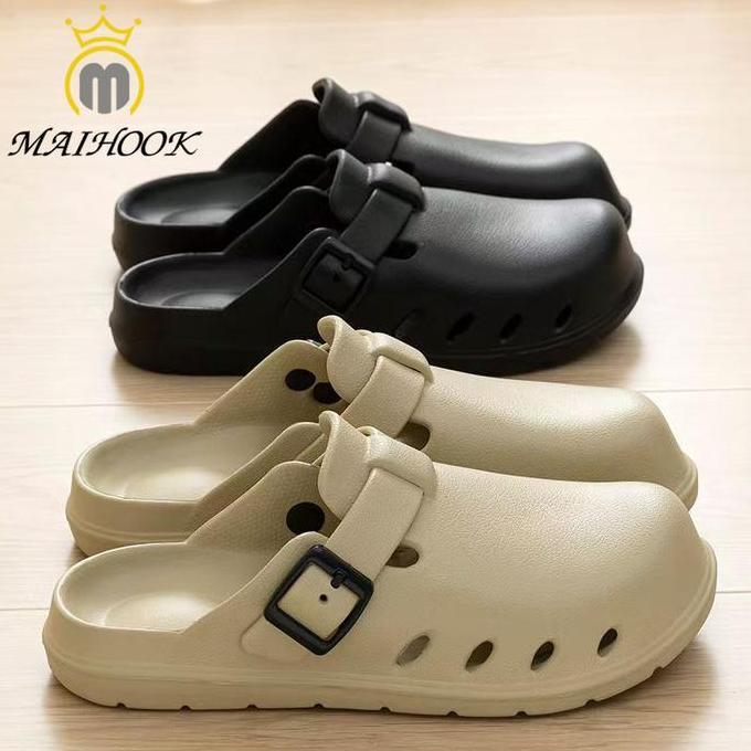 DV24 - Sepatu Birkenstock Pria Sendal Karet Bahan EVA Sandal Selop Pria Kekinian Korean Style Sendal