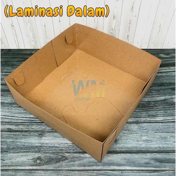 Dus Nasi 20x20/Box Catering Laminasi/Kotak Nasi 20/Dus Nasi Kotak 20