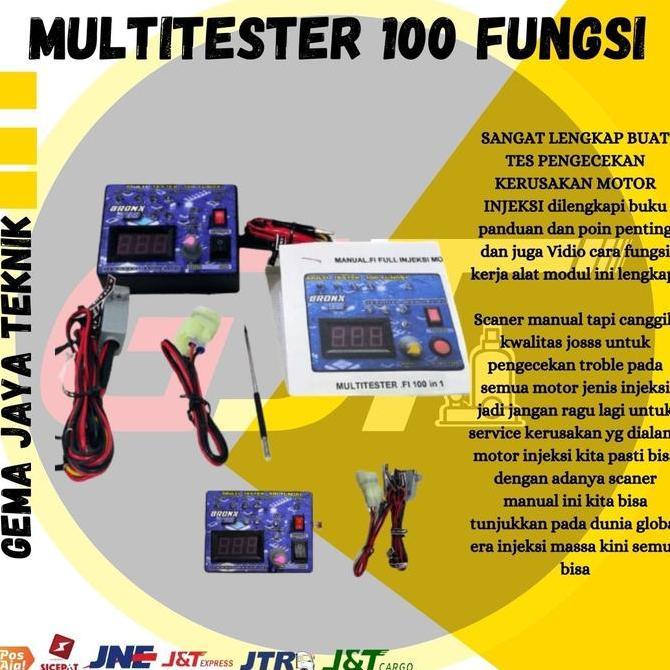 Scanner Manual FI |Multitester INJEKSI 100 FUNGSI | Tester injector