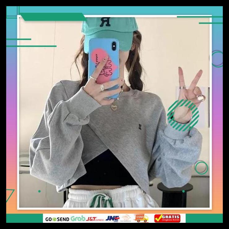 PROMO SWEATER WANITA - Z SLING CROP SWEATER FASHION STYLE | SWEATER CROOPE WANITA KEKINIAN BAJU BAND