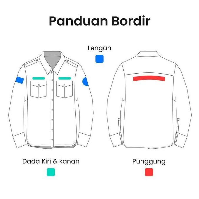 Bordir Custom Satuan Kemeja
