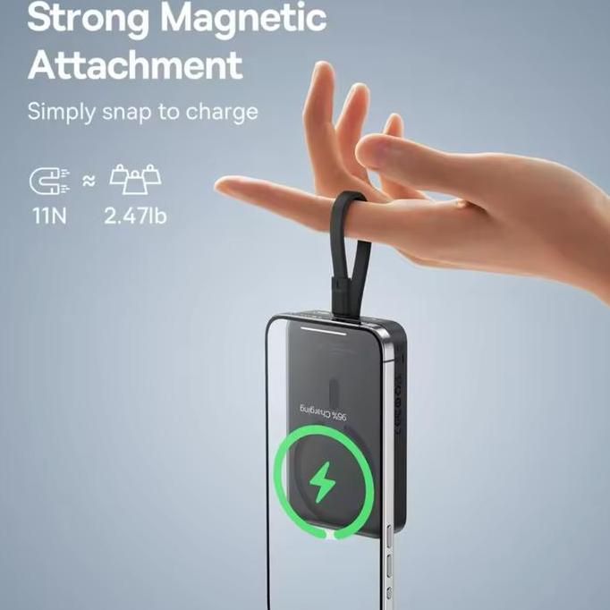 BASEUS WIRELESS POWERBANK MAGSAFE MAGNETIC 30W 10000mAh TYPE C MINI POWERBANK [terbaik]