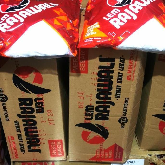 Lem rajawali putih plamuur plamir lem kayu 700 gram 1 dus 12 kantong GAN