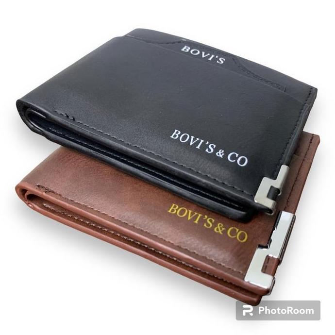 DI37 }} Dompet Pria Cowok Laki Bovis Original Ori Asli Import Harga Murah Bahan Premium Model Keren 