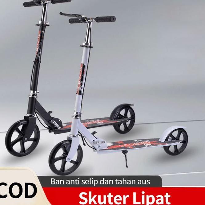 Scooter Dewasa Skuter Skuter Dewasa Tepat Rem Tangan Dan Cakram