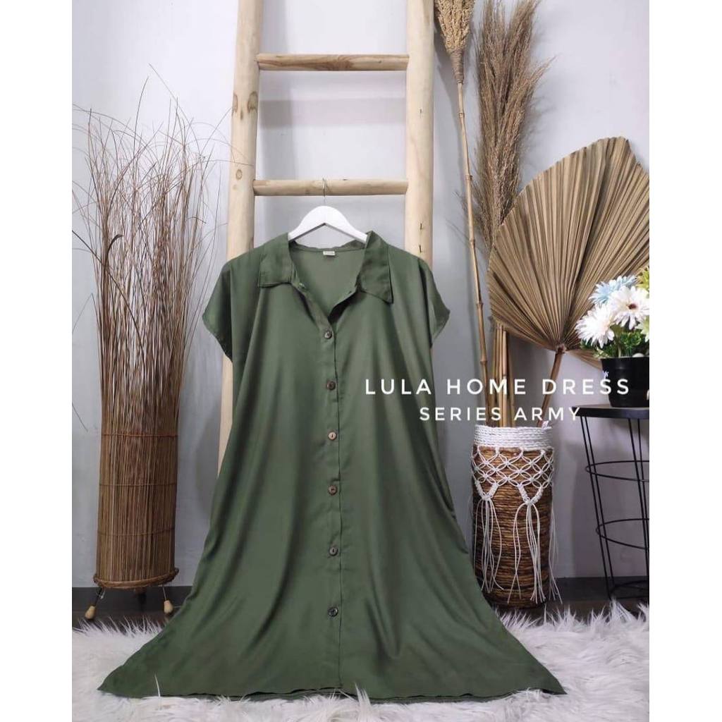 Home Dress Wanita Premium Rayon | Daster Kaos Korea Kekinian Rempel | Dress Andin Harian Busui Frien