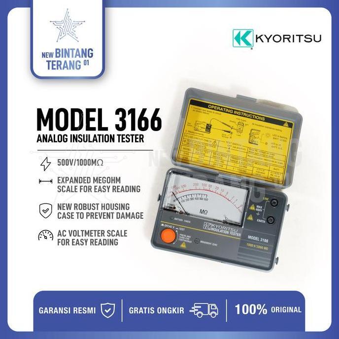 Kyoritsu 3166 Analog Insulation Tester