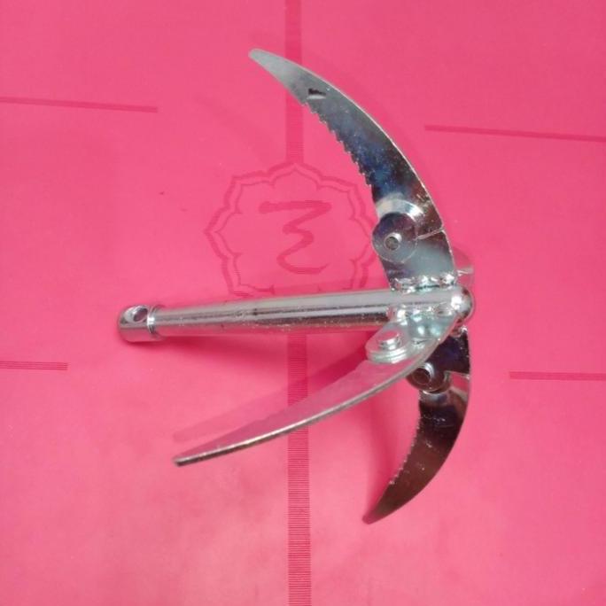 Jangkar Perahu Karet Kayak Kano Sampan IBoat Jangkar Bahan Metal