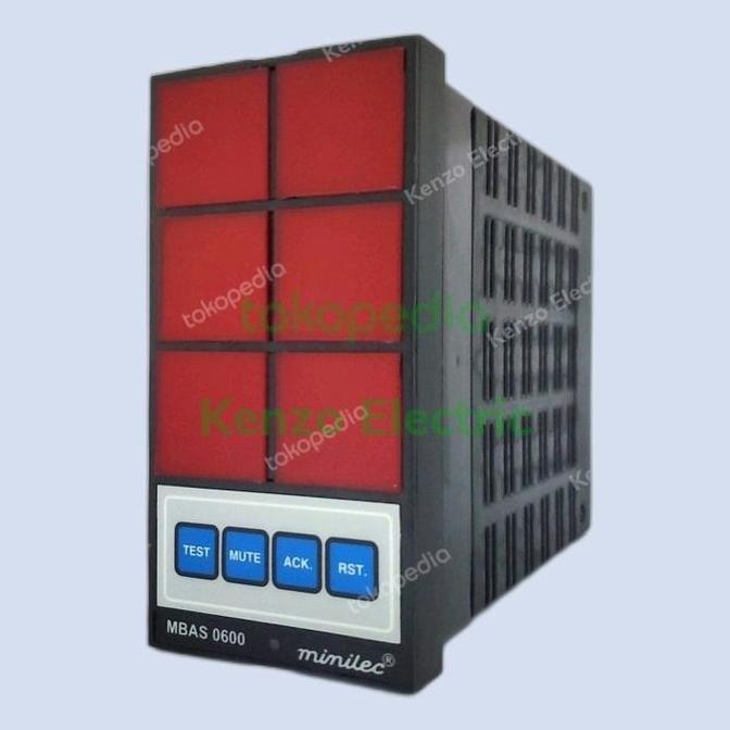 Annunciator 90-270V AC/DC MBAS 0600 6 Windows minilec