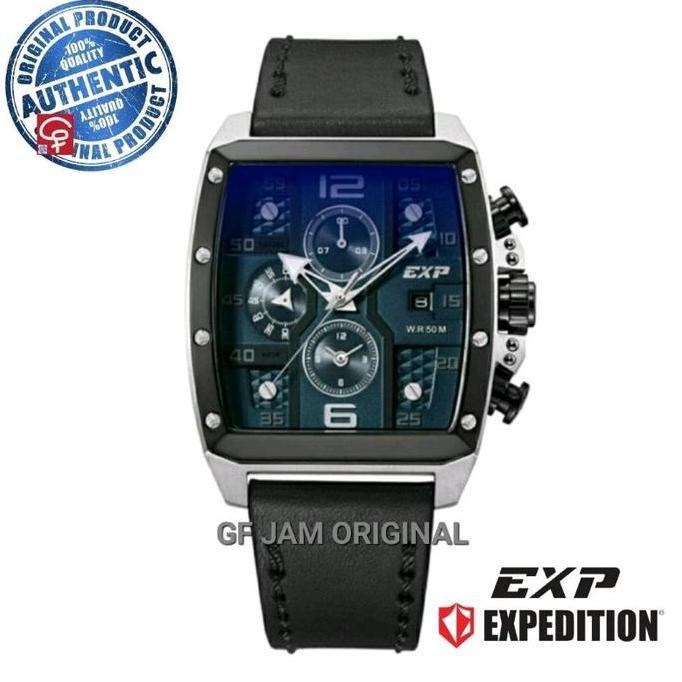 JAM TANGAN PRIA EXP EXPEDITION E6636 E 6636 LEATHER ORIGINAL
