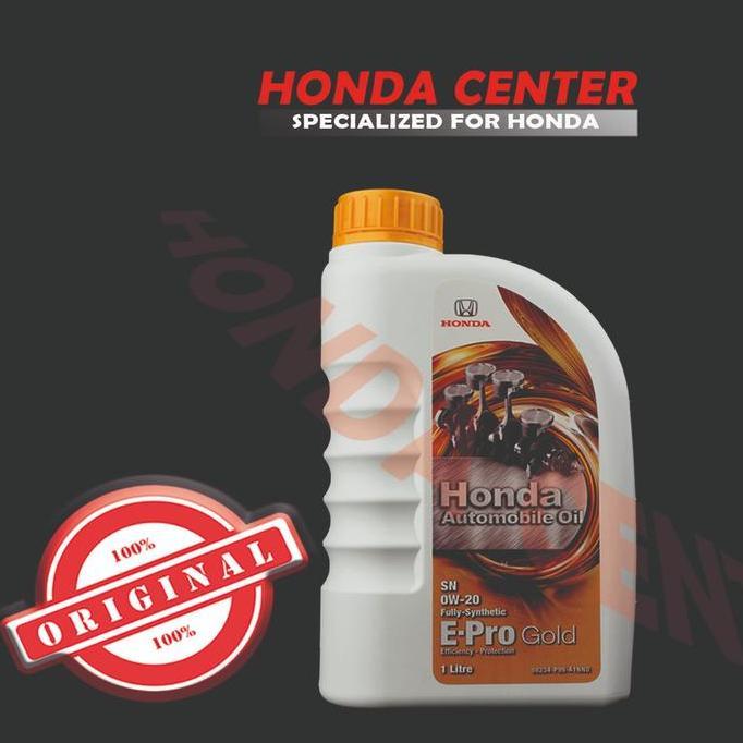 oli oil mesin engine e-pro gold sn 0w-20 1L full syintetic mobil honda