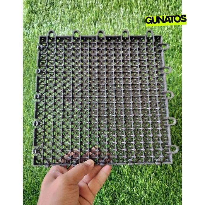 gh-45 DRAINASE CELL UKURAN 100X100 CM TEBAL 1 CM - DRAINASE RUMPUT SINTETIS - RESAPAN RUMPUT SINTETI