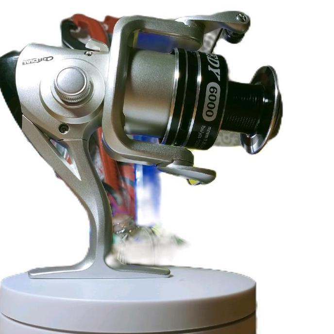 Satu Set Joran Rell Pancing Cordial Ukuran 6000 Ikan Laut Sudah Termasuk Joran Satu Set