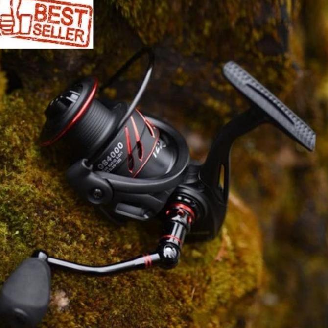 Lizard Reel Power Handle Muse 1000 - 6000 Reel Pancing Metal Drag Besar Muse