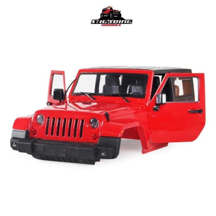 HARD BODY 1/10 JEEP RUBICON SHORT SCX10 RC ADVENTURE ORIGINAL DAN TERPERCAYA