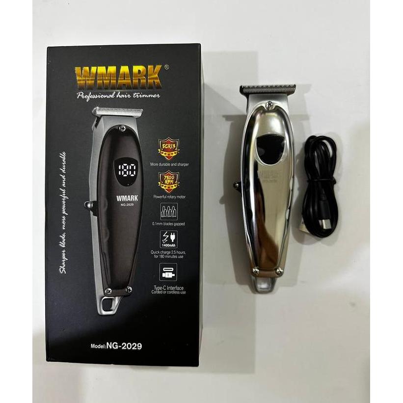 WMARK PROFESIONAL HAIR TRIMMER WMARK NG-2029 T-CUTTER 7500RPM