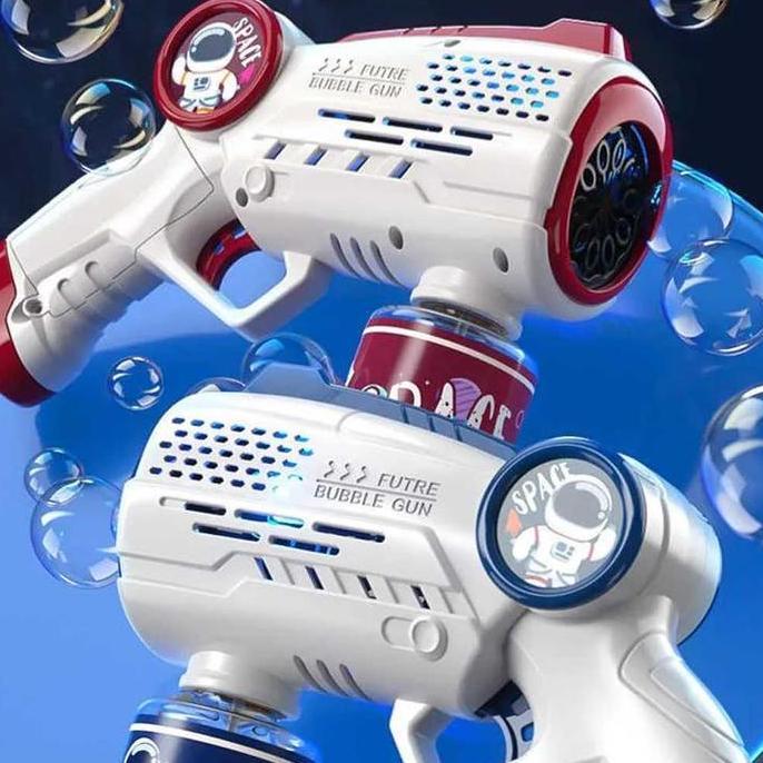 THETA HENG LIN Mainan Alat Pembuat Gelembung Elektrik Balon Bubble Model Astronauts 10 Hole HL030 Te