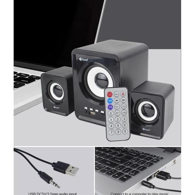 DA41 - KISONLI - Speaker Bluetooth Laptop/Komputer Pc Bass U2800BT