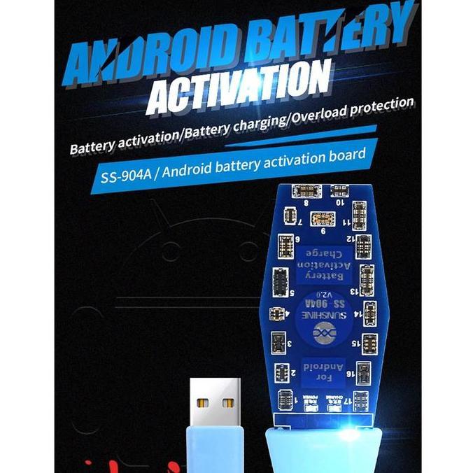 THETA Aktivator baterai Sunshine SS-904A Board/alat pancing baterai android