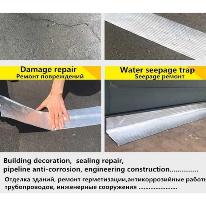 DITSY Lakban Foil tambal semen genteng asbes plafon talang anti bocor