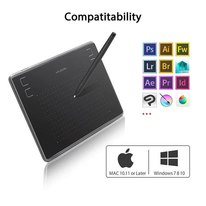 THETA Digital tablet USB signature Art Graphics Drawing tablet or OSU/HUION