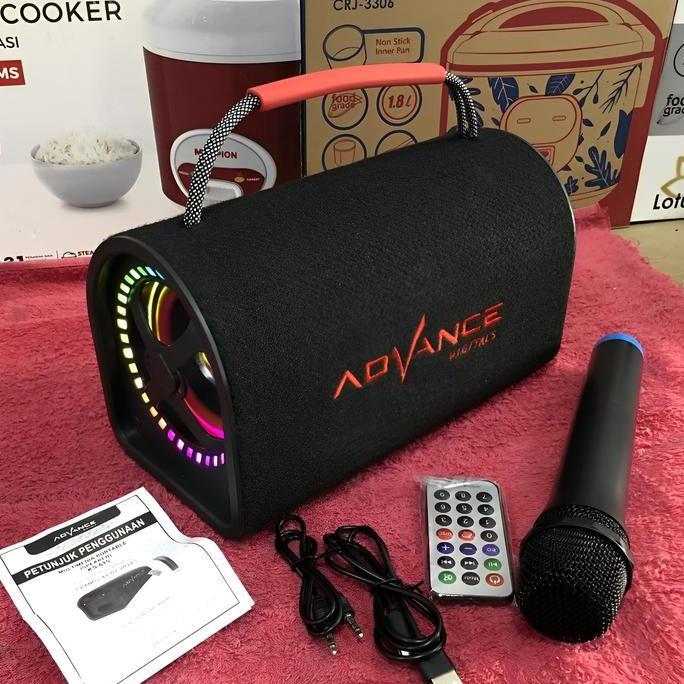 DF105 - Speaker Bluetooth Full Bass / Salon Bluetooth Full Bass Advance Ks-615 "5 Inch" ( Bonus Mic 