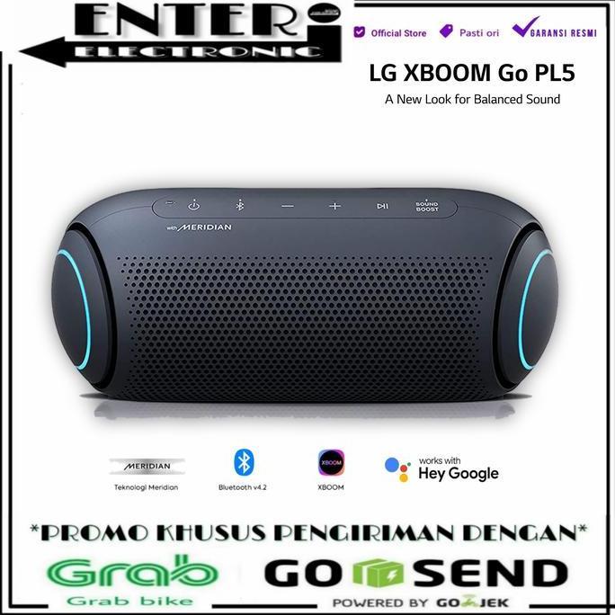 LG XBOOM PL5 - SPEAKER PORTABLE BLUETOOTH LG XBOOM GO WITH MERIDIAN