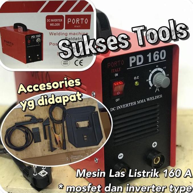 Promo Mesin Las 160 A Porto Trafo Las Inverter Pd 160 Pd160 Cod