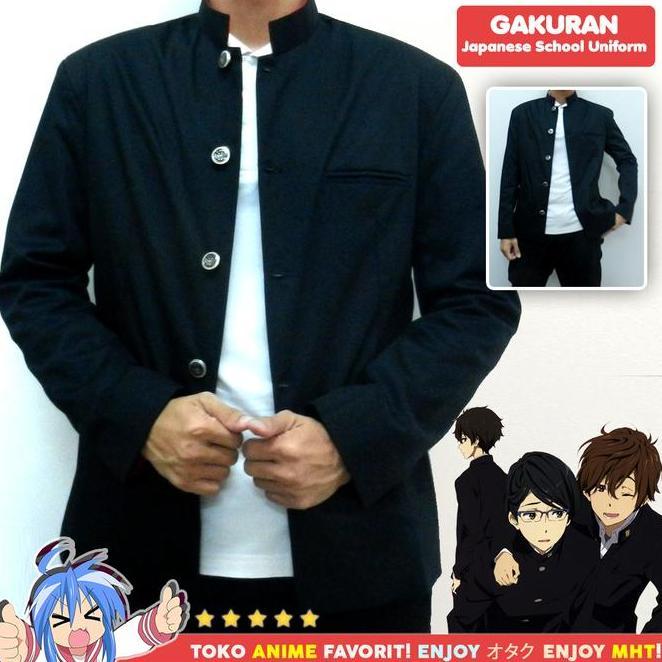 Blazer Anime Gakuran Seragam Sekolah Jepang Cowo Laki