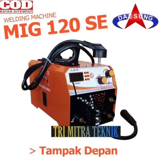 Promo Mesin Las Mig Daesung Mig-120Se 4In One Mesin Las Multifungsi Cod