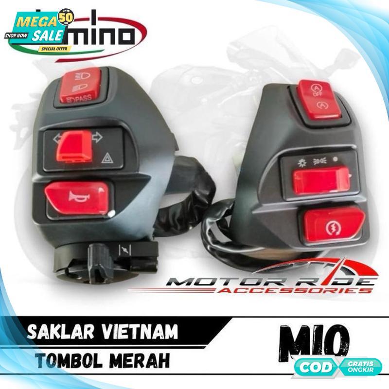 Diskon Saklar Set Pnp Mio Aerox Kiri Kanan Domino Vietnam Komplit Engine Plus Hazard Saklar Aerox Ne