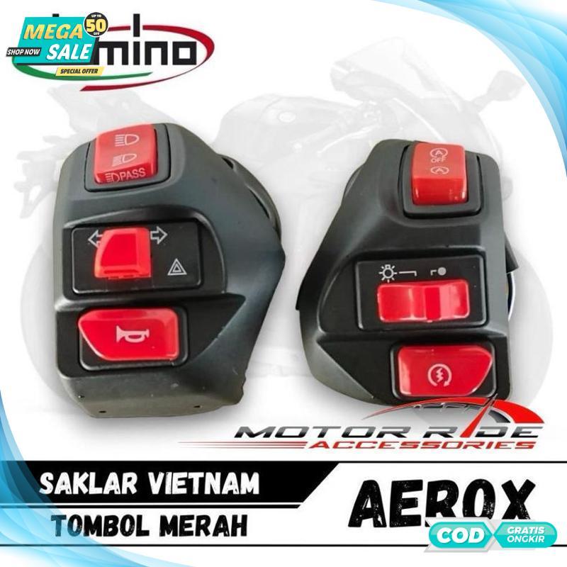 Diskon Saklar Set Pnp Mio Aerox Kiri Kanan Domino Vietnam Komplit Engine Plus Hazard Saklar Aerox Ne