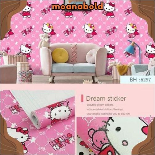 Paling Murah Wallpaper Dinding Kamar Anak Wallpaper Dinding Hellokitty Frozen Wallpaper Dinding Kara