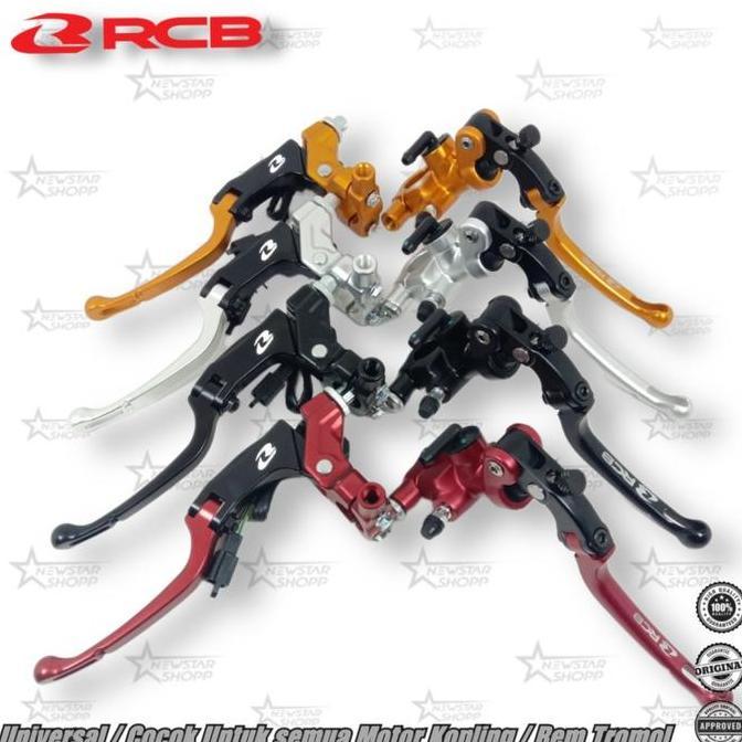 DAIKAKU Master Rem RCB S1 14mm set Kanan Kiri Handle Kopling + Kaliper RCB Depan Belakang + Selang R