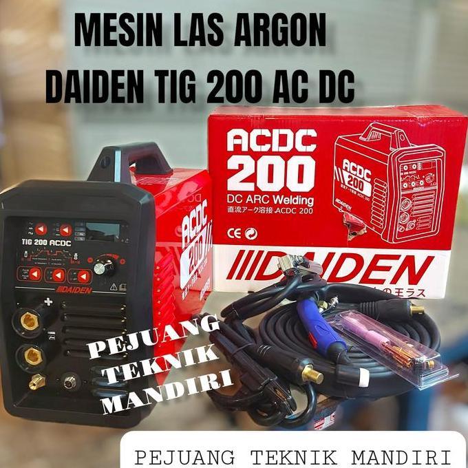 JUHNDE MESIN LAS ARGON DAIDEN TIG 200 AC/DC DAIDEN TIG 200 AC DC DAIDEN ACDC