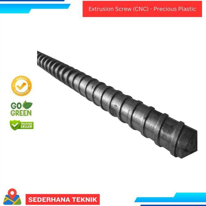 JUHNDE Extrusion Screw (CNC) - Precious Plastic